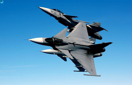 Chiến đấu cơ JAS-39 Gripen Thái Lan chưa nhận đã bị sét đánh 