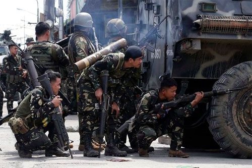 Philippines, Zamboanga, Mindanao, phiến quân, giáp lá cà, đọ súng