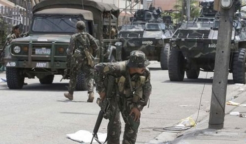 Philippines, Zamboanga, Mindanao, phiến quân, giáp lá cà, đọ súng