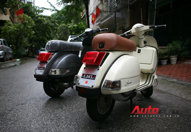 Cận cảnh “Vespa PX giá rẻ” tại Hà Nội 5