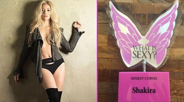 Shakira vinh dự nhận giải người đẹp có “đường cong gợi cảm nhất” 2