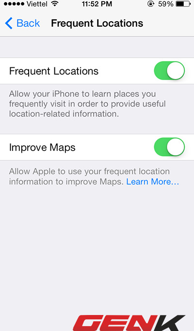 Trốn người yêu đi ăn "phở" có thể bị phát hiện nếu sử dụng iOS 7