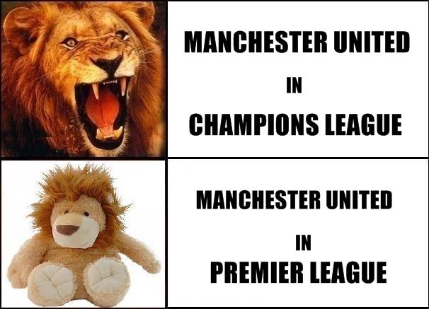 
	Man United tại Champions League khác hẳn Man United tại Premier League