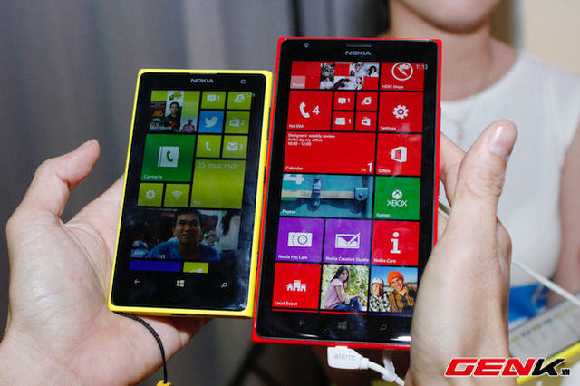  Lumia 1020 và Lumia 1520.