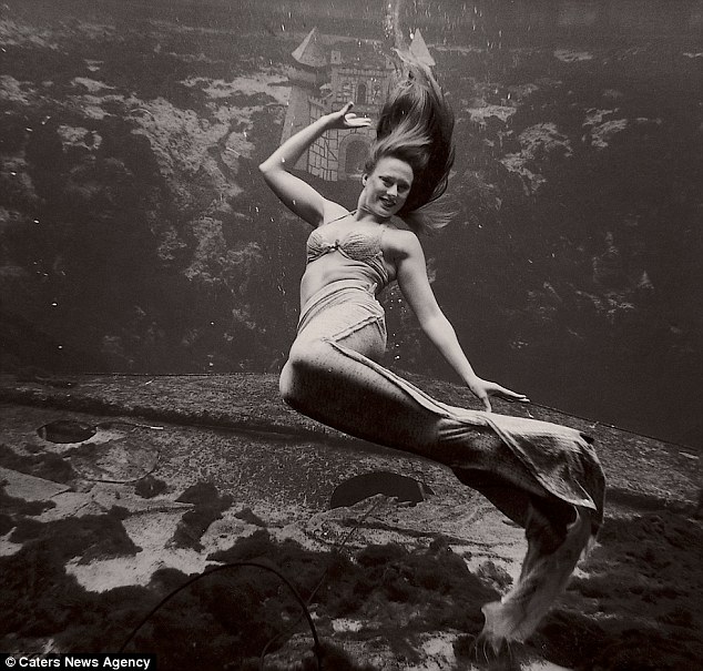 Water way to earn a living: A professional Mermaid gets on with her day job 