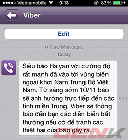 Nhà mạng và các ứng dụng OTT chung tay phòng tránh siêu bão Haiyan