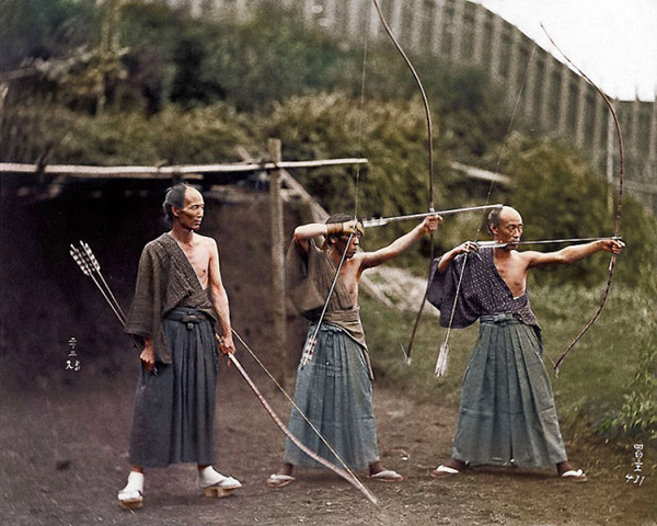 Những người lính bắn cung Nhật Bản năm 1860