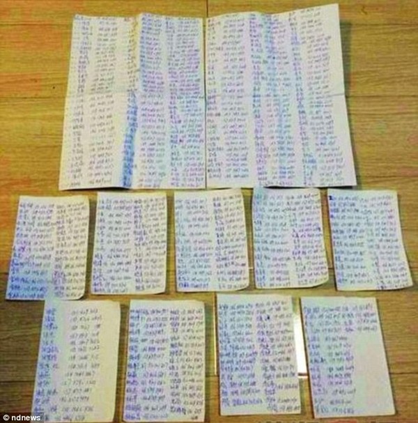 Trộm chép tay 11 trang danh bạ gửi trả khổ chủ sau khi ăn cắp iPhone 1