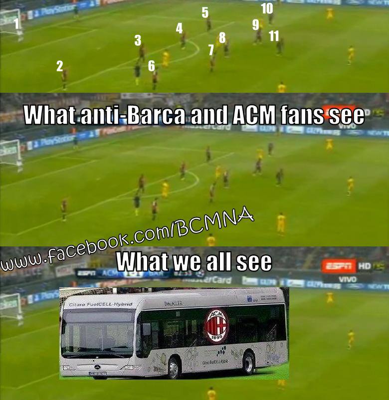 
	Chiếc xe bus mang thương hiệu AC Milan xuất hiện giữa San Siro