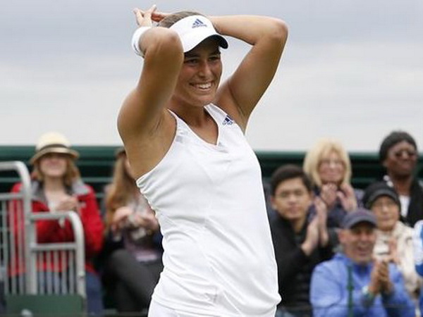 
	Nụ cười hạnh phúc của Monica Puig - ảnh Reuters