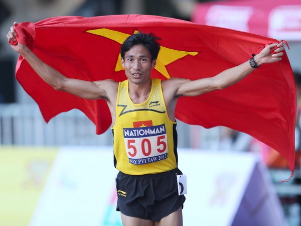 
	Huy chương Vàng thứ 55. Bộ môn Điền kinh

	VĐV Nguyễn Văn Lai - Nội dung: chạy 10000m