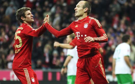 
	Thomas Muller và Arjen Robben đã có một ngày thì đấu rất ấn tượng