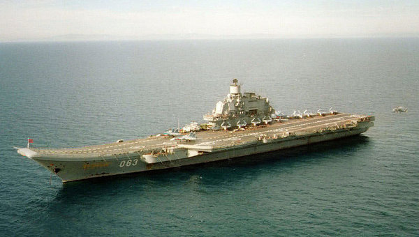 Tàu sân bay duy nhất của Nga Đô đốc Kuznetsov.