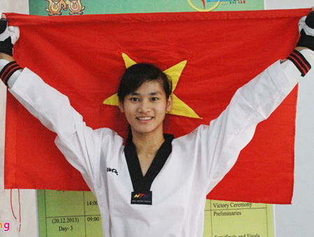 
	Huy chương Vàng thứ 52. Bộ môn Taekwondo

	VĐV Phạm Thị Thu Hiền - Nội dung: hạng cân 62kg nội dung đối kháng môn taekwondo