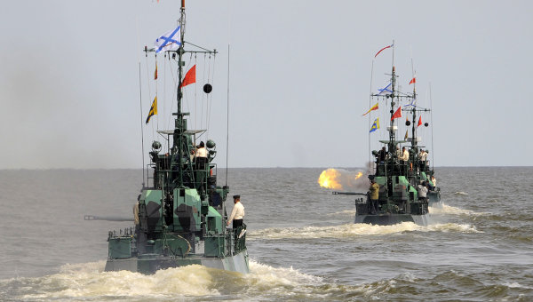 Hạm đội tàu Caspian Flotilla của Nga.