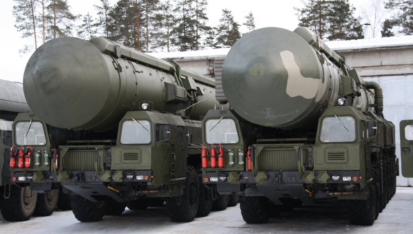 Tên lửa đạn đạo xuyên lục địa RS-24 Yars của Nga.