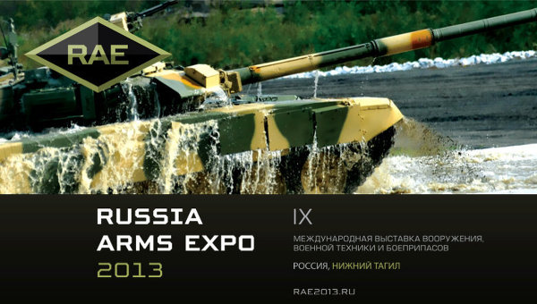 	Triển lãm vũ khí và thiết bị quân sự Expo-2013 khai mạc ngày 25/9 tại thành phố Nizhny Tagil, Nga.