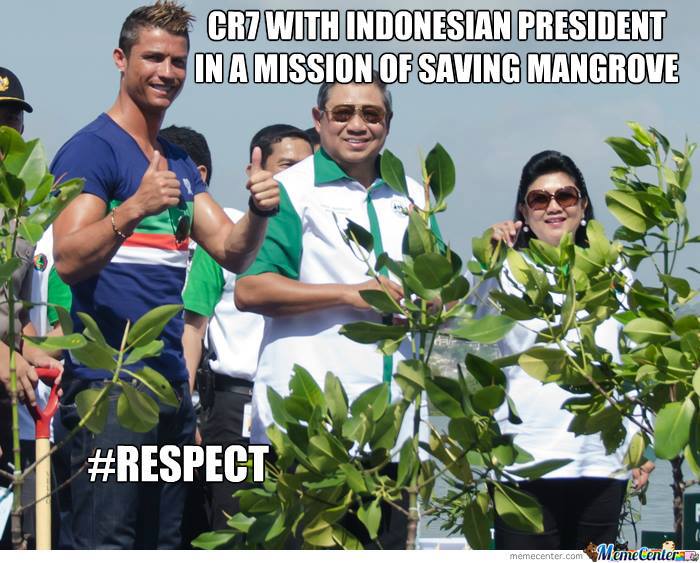 
	Cris Ronaldo tham gia bảo vệ cây Đước tại Đông Nam Á