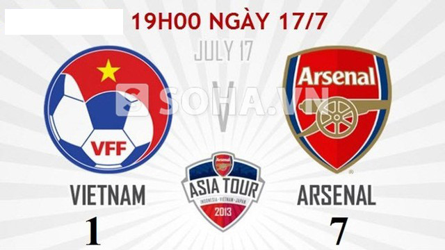 Việt Nam 1-7 Arsenal, Running man và... xăng 24.570 đồng/lít