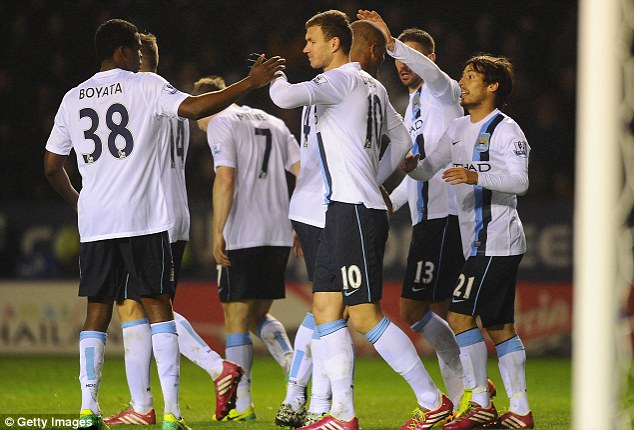  	Man City tiến vào bán kết League Cup một cách nhẹ nhàng