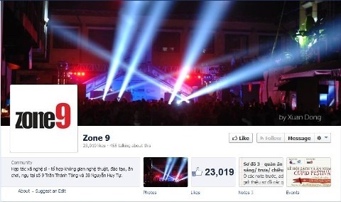 Facebook của Zone 9