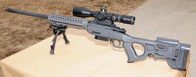 K-14 là loại súng trường chiến đấu cỡ 7.62x51mm NATO, dài 1,15 mét, nặng 5,5 kg, được phát triển dựa trên súng trường Winchester Model 70 khác với các thiết kế hiện đại hơn như Remington M700 hoặc tiêu chuẩn quốc tế AW
