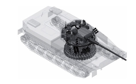 Sơ đồ xe PT-76 với tháp pháo hiện đại