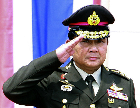 Tư lệnh quân đội Thái Lan Prayuth Chan-ocha.