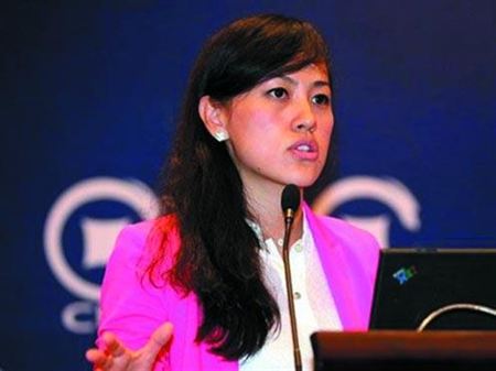 
	Jean Liu, con gái của nhà sáng lập Lenovo