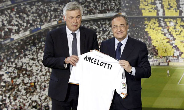 
	Carlo Ancelotti đến để thế chỗ Jose Mourinho sau 3 năm khá thành công tại Real. Hiện, ông thầy người Italia vẫn đang lèo lái khá tốt dàn sao tại Bernabeu.
