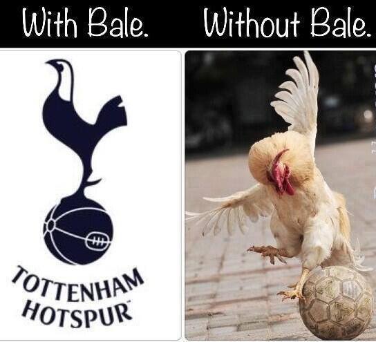	Khi Tottenham vắng Bale thì sẽ như này