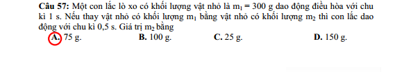 Tổng hợp đáp án của đề thi môn Vật lí khối A và A1 năm 2013