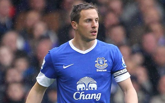 
	Phil Jagielka không muốn sang Man United cùng người thầy cũ David Moyes