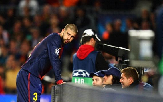 
	Pique và các đồng đội đã trải qua một đêm kinh hoàng tại Camp Nou