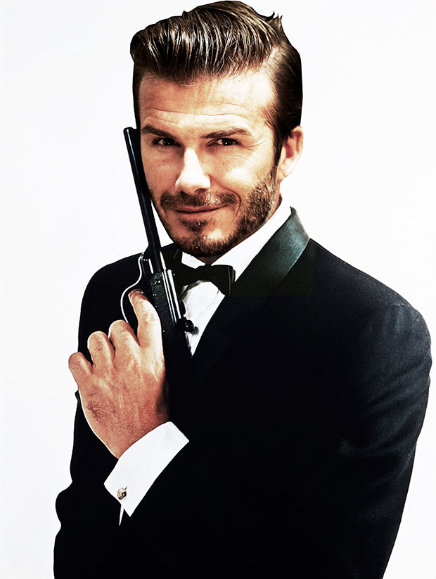 
	David Beckham có thể trở thành một Điệp viên 007 lắm chứ!