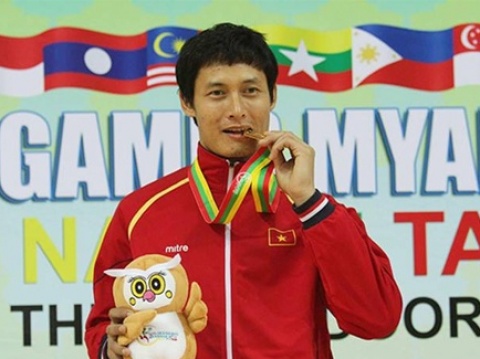 
	Huy chương Vàng thứ 69. Bộ môn Taekwondo

	VĐV Nguyễn Trọng Cường - Nội dung: đối kháng hạng 87kg nam