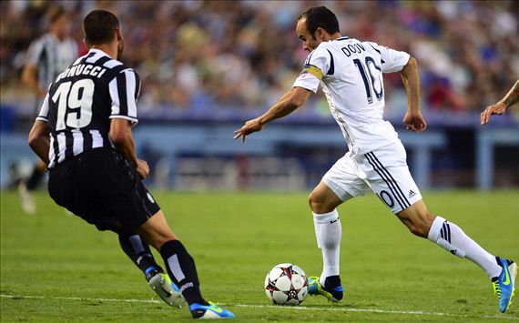 
	Juventus đã phải nhận thất bại trước đội bóng dưới cơ LA Galaxy với tỉ số 1-3