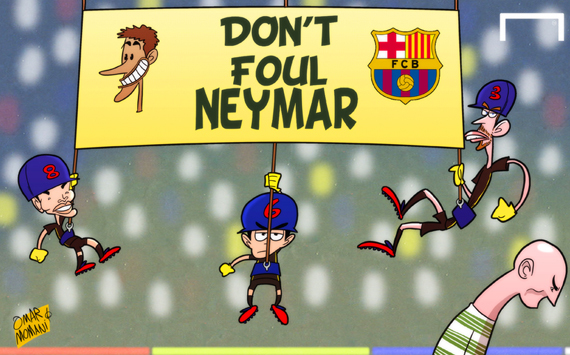 	Chớ có dại mà phạm lỗi với Neymar