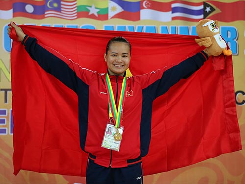 
	Huy chương Vàng thứ 32. Bộ môn Pencak silat

	VĐV Nguyễn Thị Yến - Nội dung: 75kg