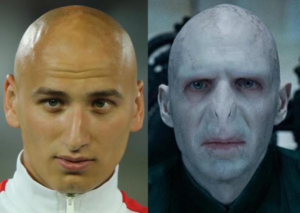 	Jonjo Shelvey giống Chúa tể Voldemort