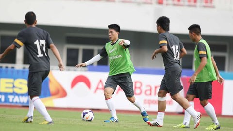  	U23 Việt Nam có buổi tập tốt đẹp trên sân Zayar Thiri