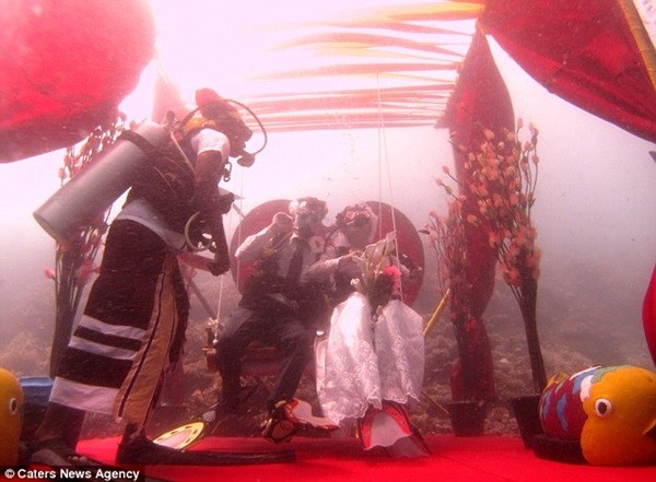 Lễ cưới dưới nước long lanh tại thiên đường Maldives 2