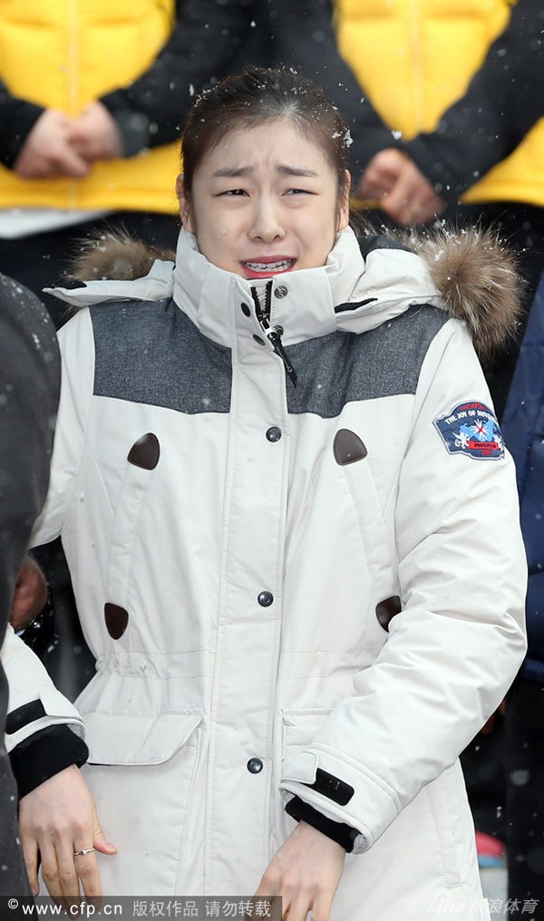 Nữ hoàng trượt băng Kim Yuna "phát khóc" vì rét 4
