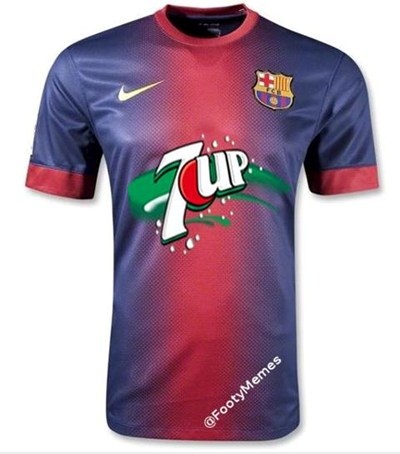 
	Mẫu áo mới của Barca