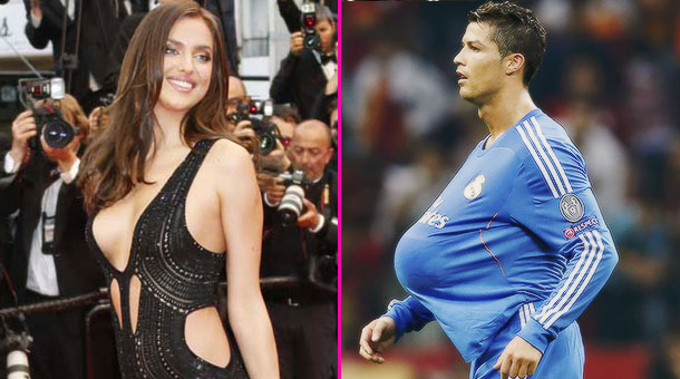  	Irina Shayk vẫn đang mải mê chụp ảnh đồ lót, áo bơi 2 mảnh nên đâu thể mang bầu cho Cris Ronaldo!