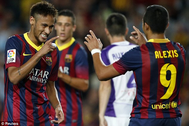  	Neymar và Sanchez đã chơi rất hay trận này