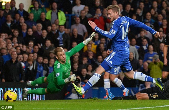  	Schurrle ghi bàn mở tỷ số cho Chelsea