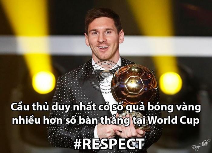 
	Messi thật là quá "dị"