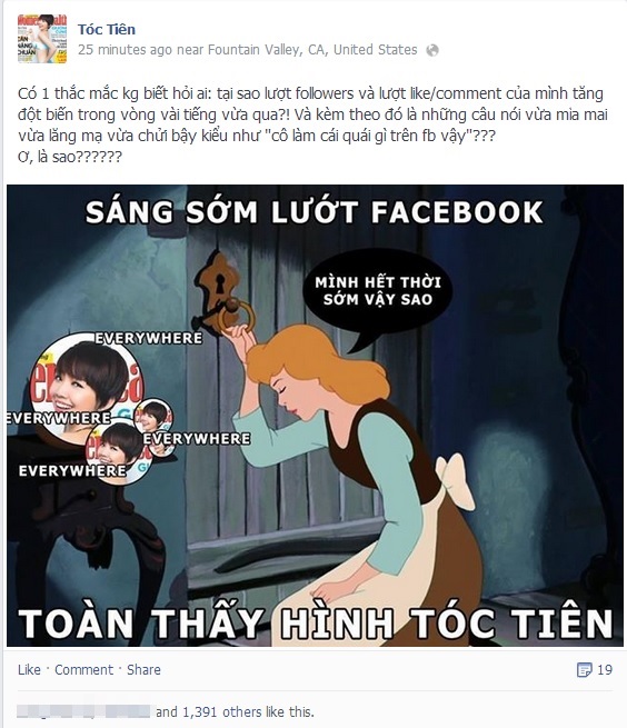 Angela Phương Trinh 'phớt lờ' lệnh cấm, Tóc Tiên bất ngờ gây bão trên Facebook