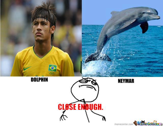 
	Neymar nhào lộn trên sân bóng giỏi như cá heo